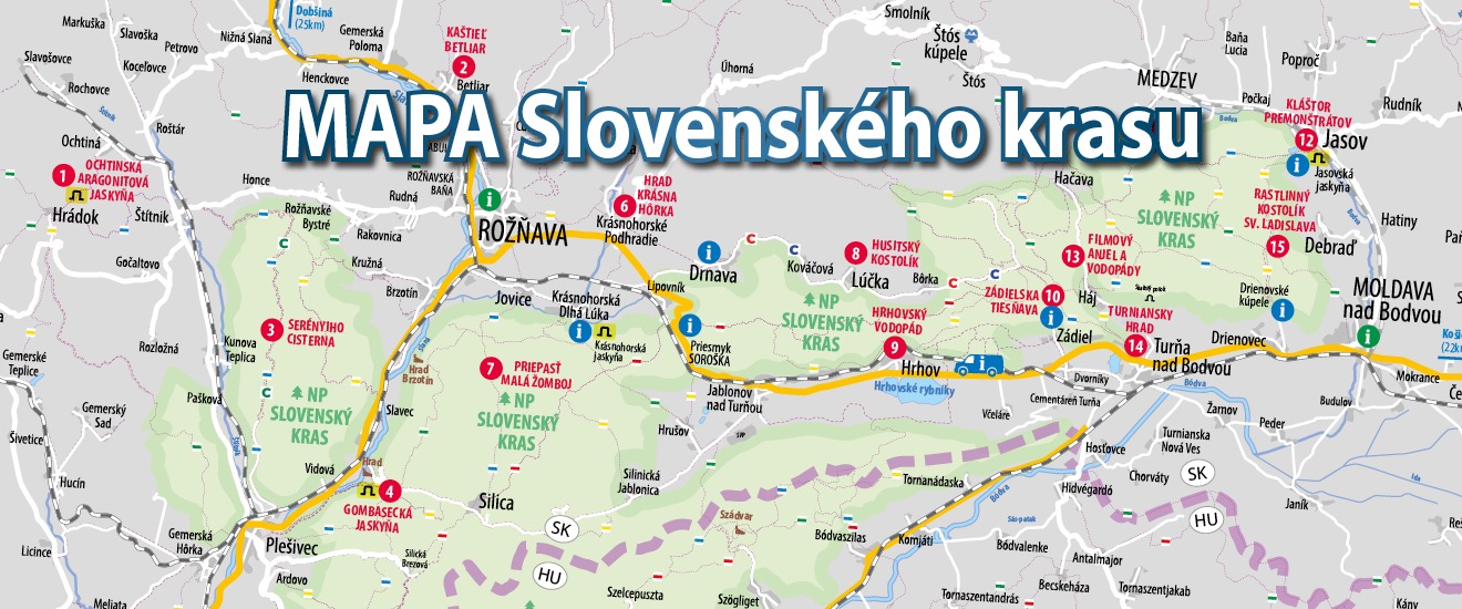 Mapa Národného parku